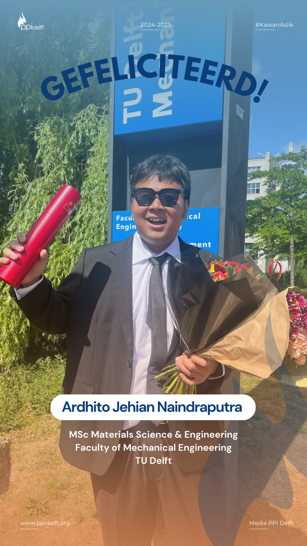 Ardhito Jehian Naindraputra, MSc in Materials Science and Engineering, TU Delft