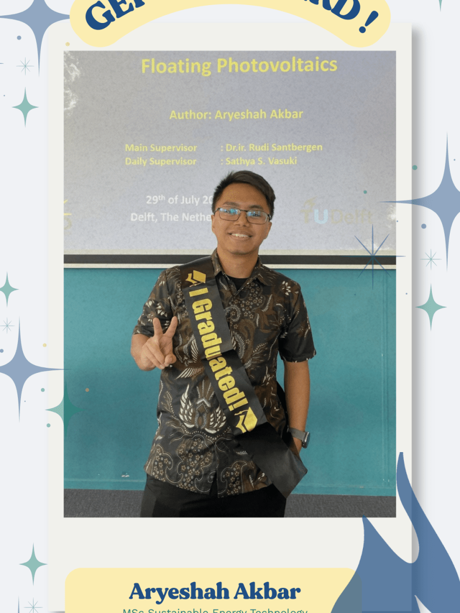 Aryeshah Akbar, MSc in Sustainable Energy Technology, TU&nbsp;Delft