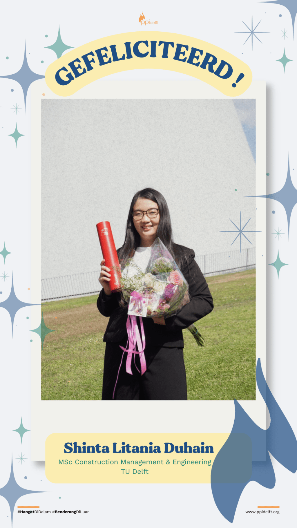 Shinta Litania Duhain, MSc in Construction Management and Engineering, TU Delft