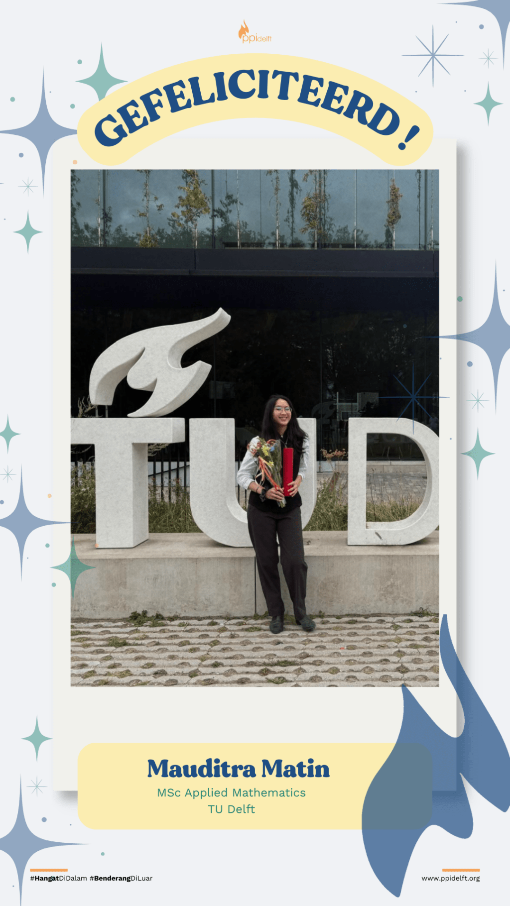Mauditra Matin, MSc in Applied Mathematics, TU&nbsp;Delft