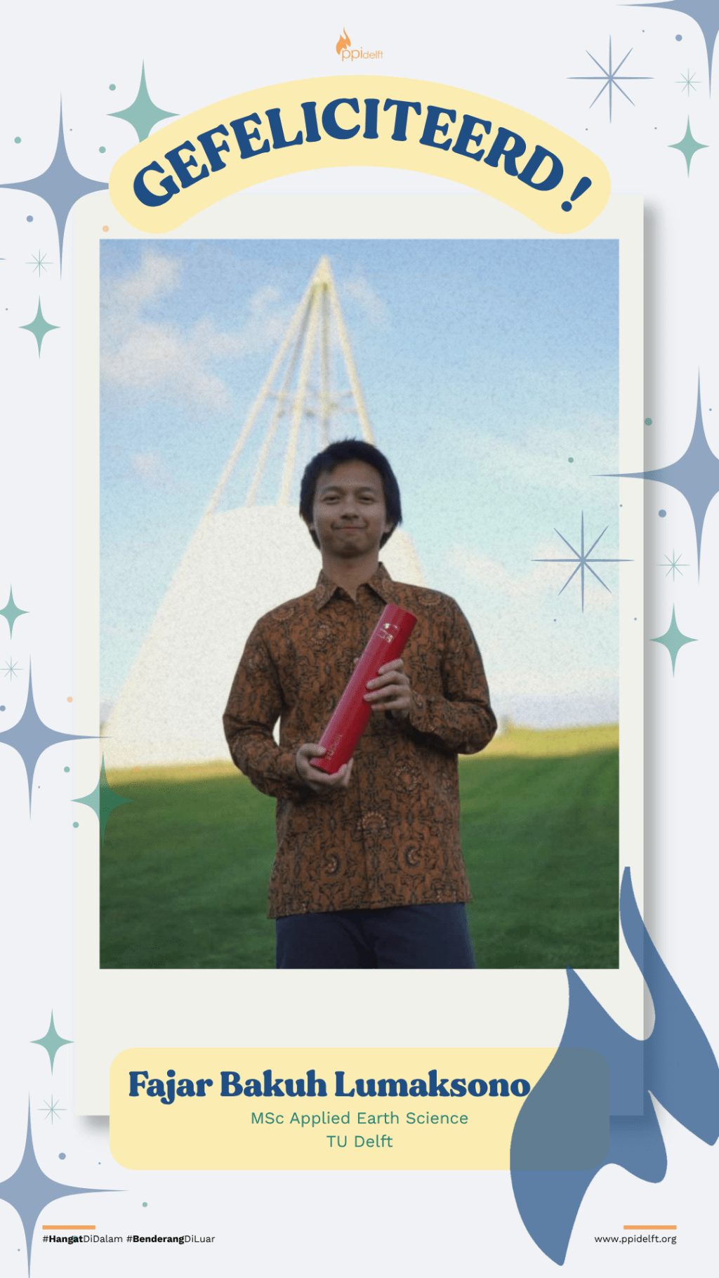 Fajar Bakuh Lumaksono, MSc in Applied Earth Sciences, TU Delft