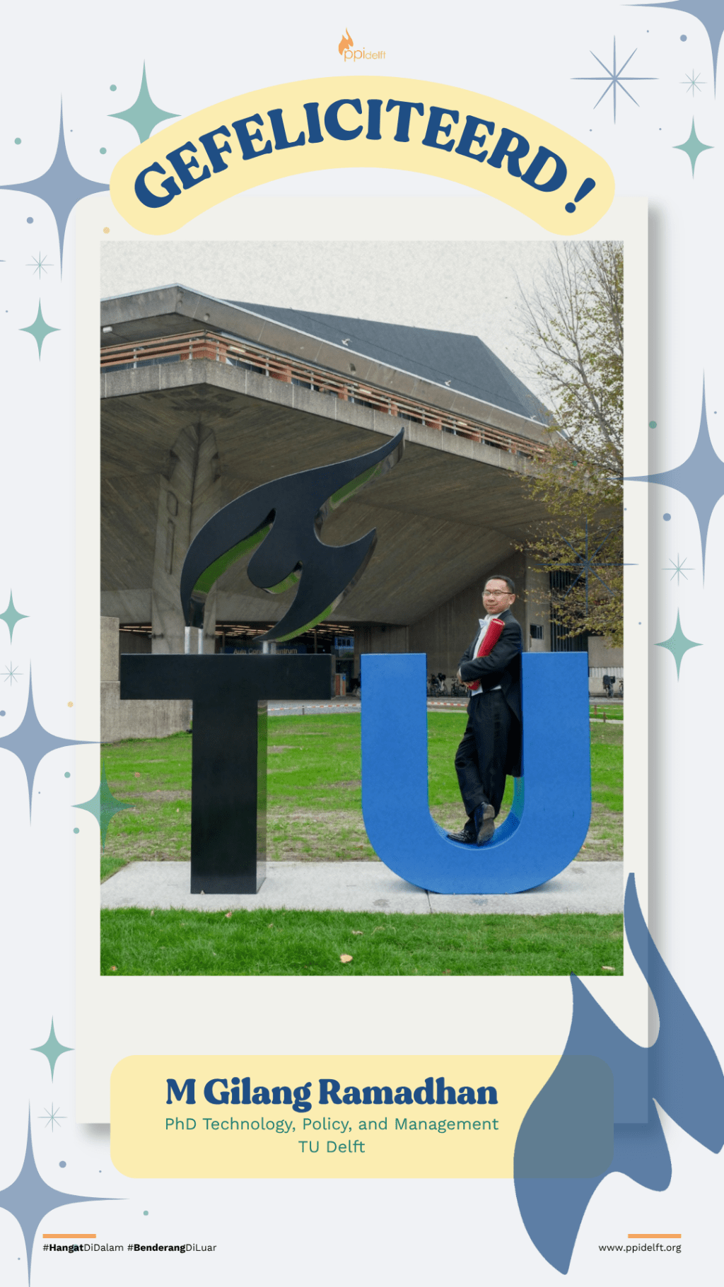 M. Gilang Ramadhan, PhD in Technology, Policy and Management, TU Delft