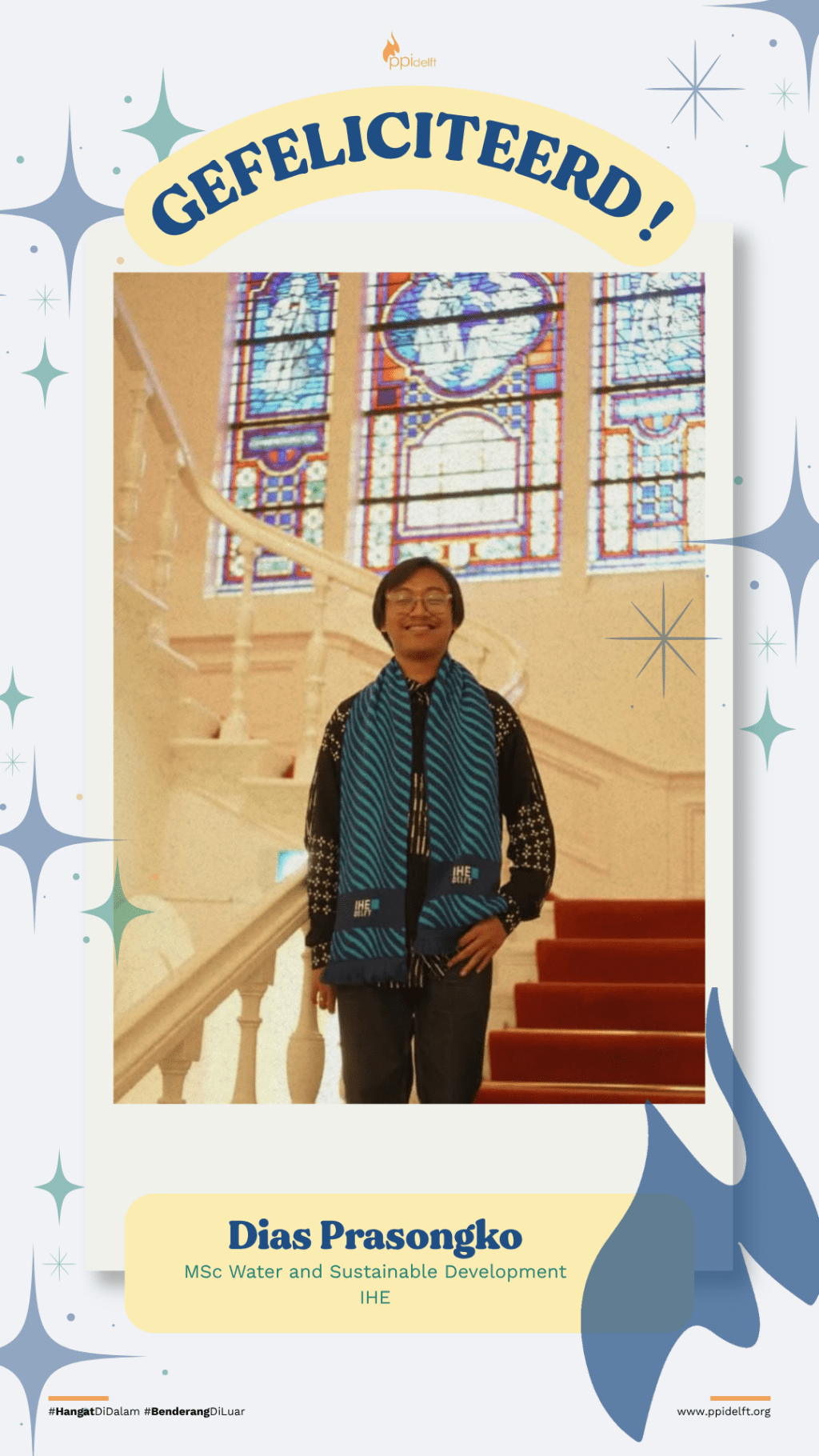 Dias Prasongko, MSc in Water and Sustainable Development, IHE Delft