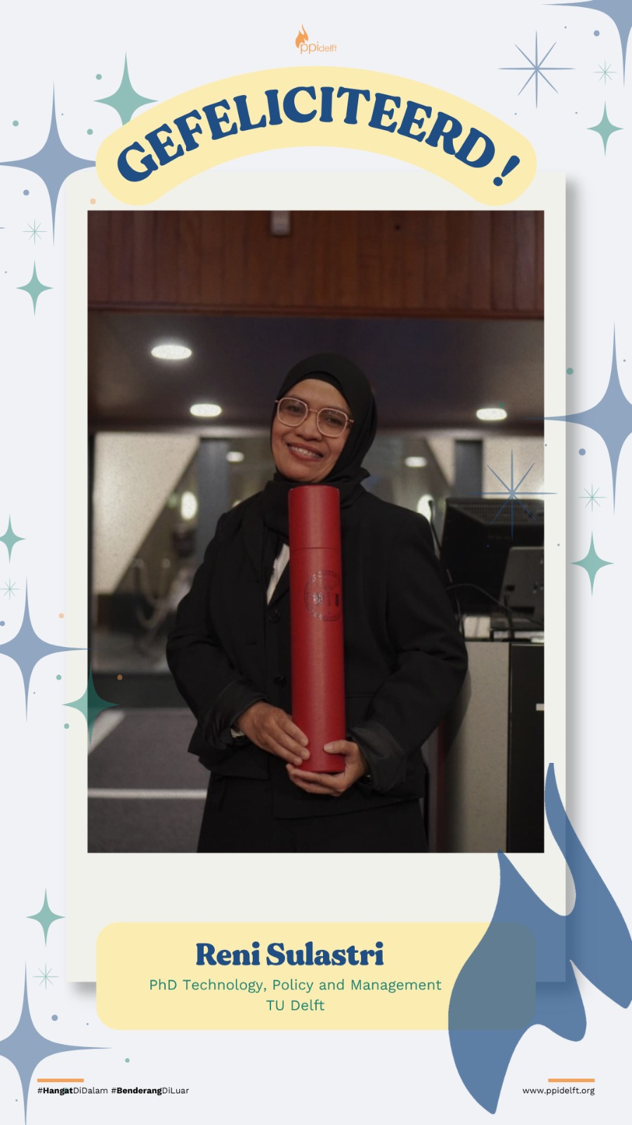 Reni Sulastri, PhD in Technology, Policy and Management, TU Delft