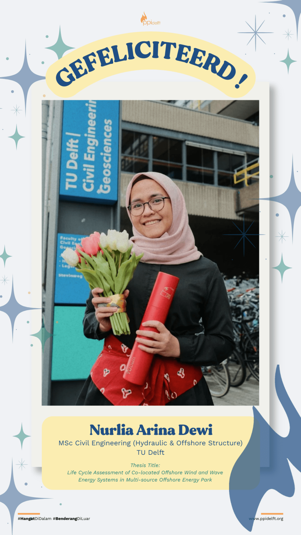 Nurlia Arina Dewi, MSc in Civil Engineering, TU Delft