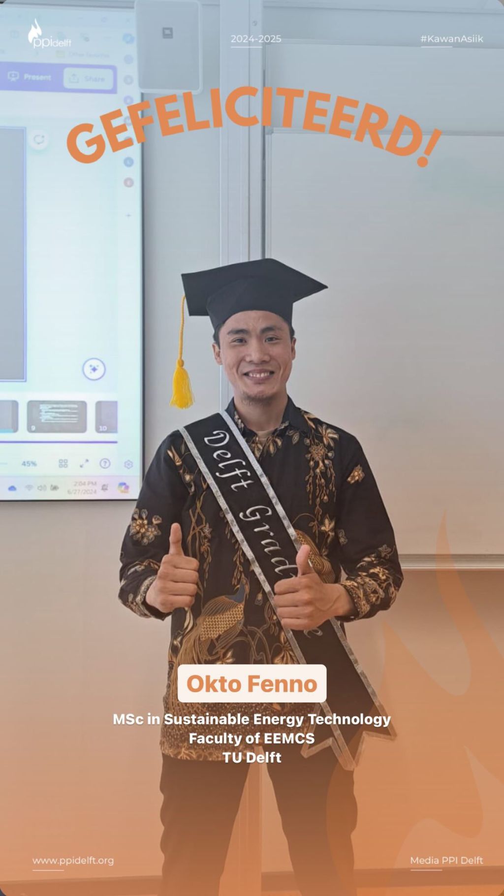 Okto Fenno, MSc in Sustainable Energy Technology, TU&nbsp;Delft